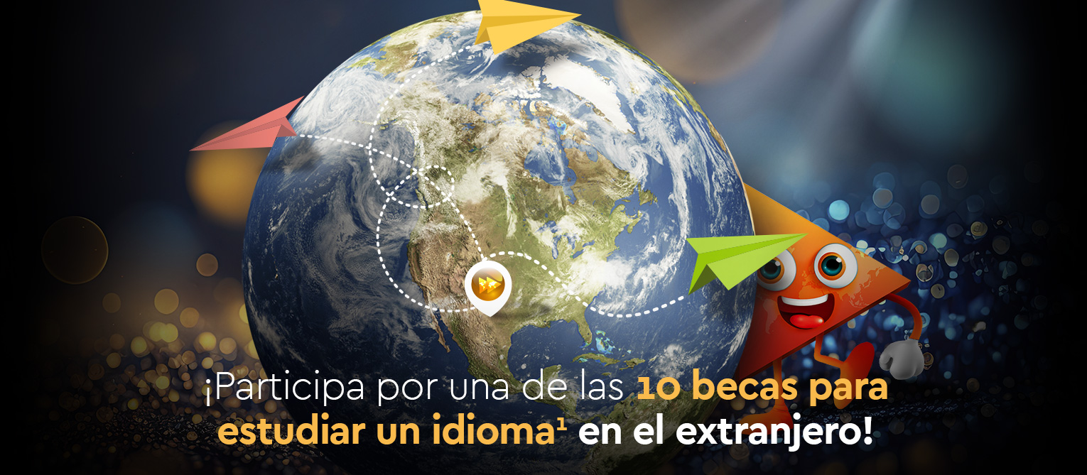 ¡Participa por una de las 10 becas para estudiar un idioma en el extranjero!